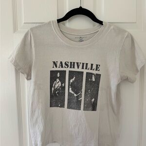 Brandy Melville Light Gray Tee